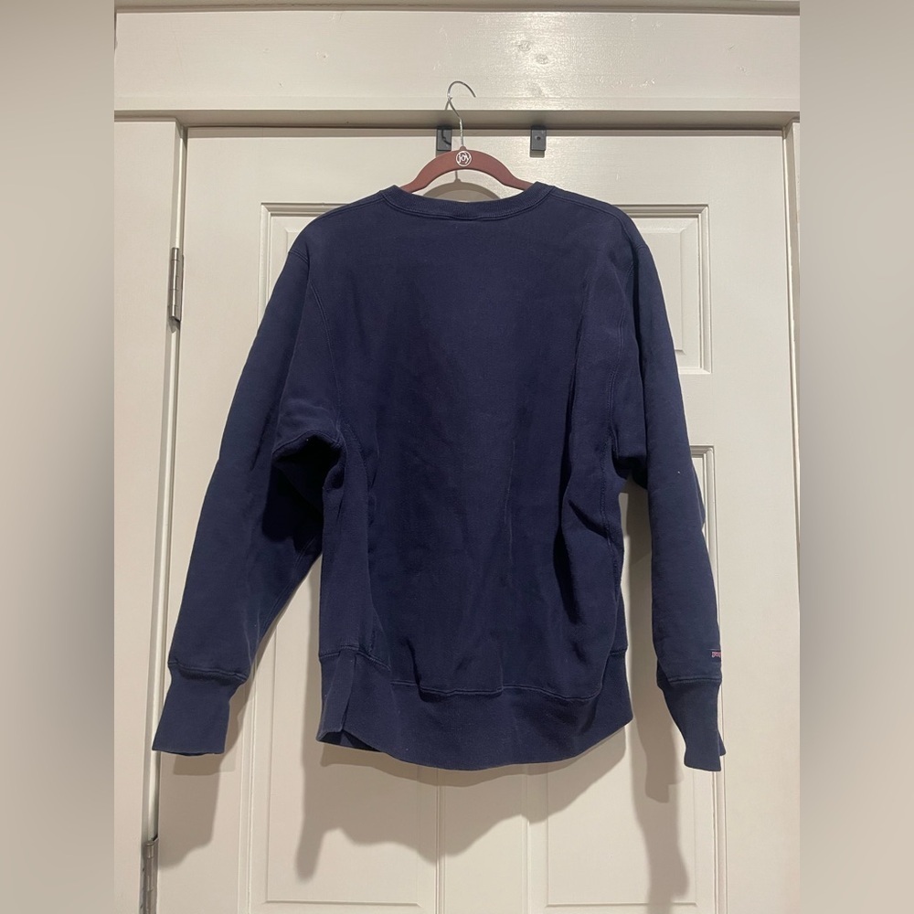 Vintage University of Illinois Navy Blue Crew Neck - Picture 5 of 5